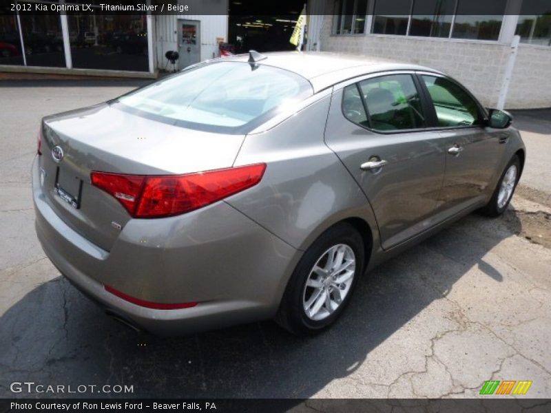 Titanium Silver / Beige 2012 Kia Optima LX