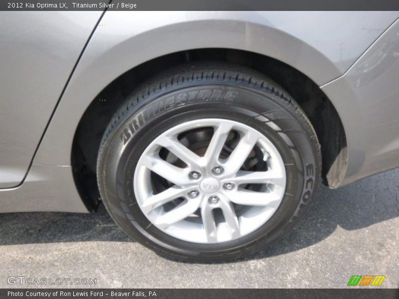 Titanium Silver / Beige 2012 Kia Optima LX