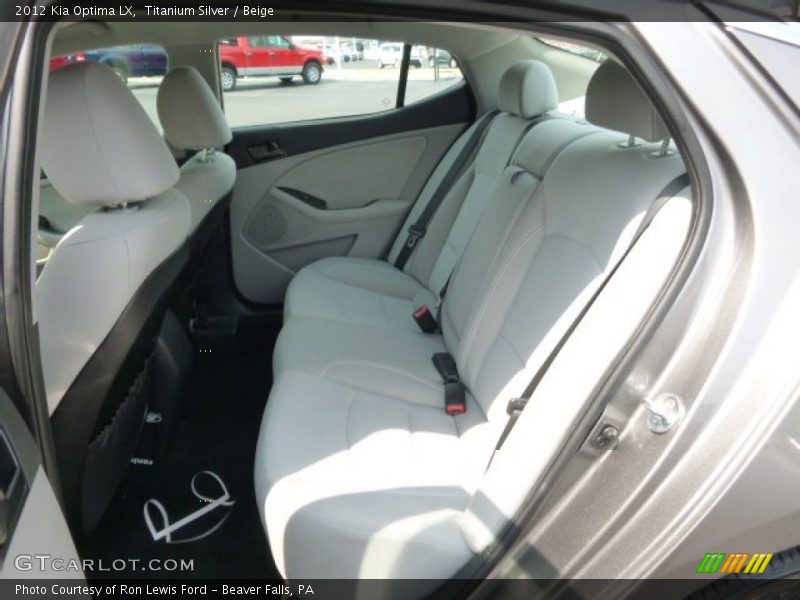Titanium Silver / Beige 2012 Kia Optima LX