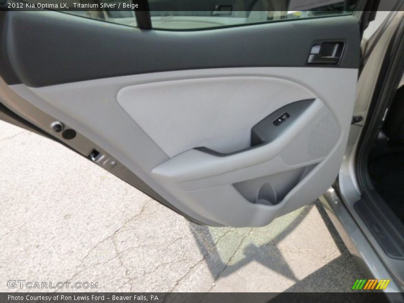 Titanium Silver / Beige 2012 Kia Optima LX