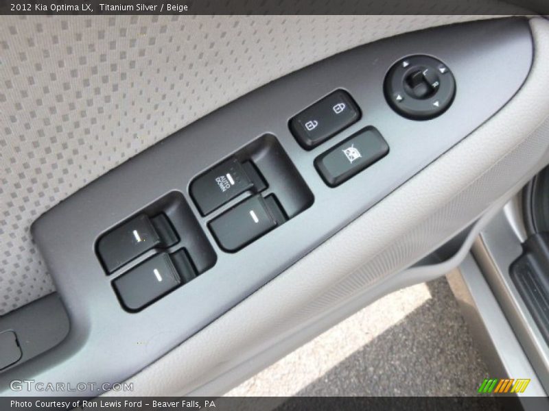 Titanium Silver / Beige 2012 Kia Optima LX