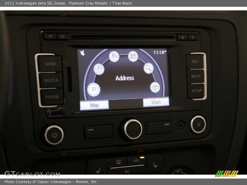 Platinum Gray Metallic / Titan Black 2011 Volkswagen Jetta SEL Sedan