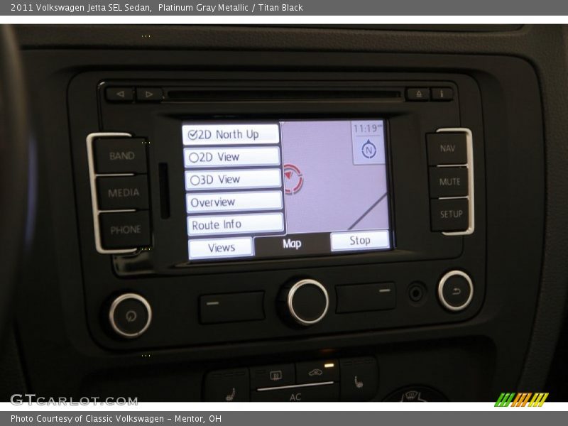 Platinum Gray Metallic / Titan Black 2011 Volkswagen Jetta SEL Sedan