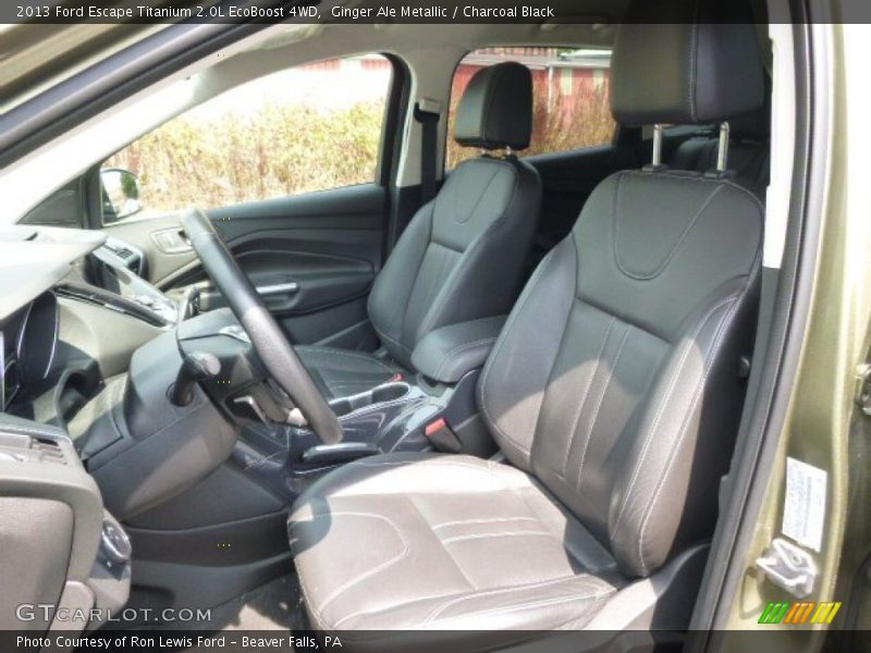 Ginger Ale Metallic / Charcoal Black 2013 Ford Escape Titanium 2.0L EcoBoost 4WD