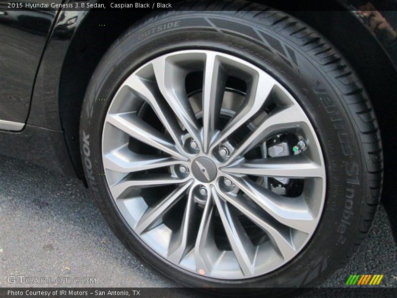 Caspian Black / Black 2015 Hyundai Genesis 3.8 Sedan
