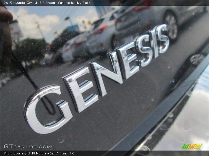 Caspian Black / Black 2015 Hyundai Genesis 3.8 Sedan
