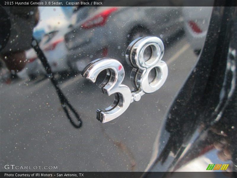 Caspian Black / Black 2015 Hyundai Genesis 3.8 Sedan