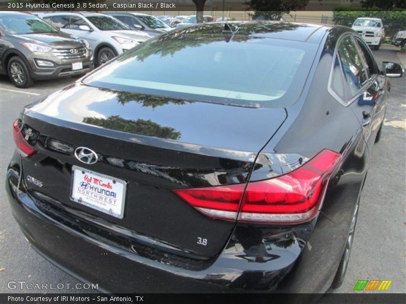 Caspian Black / Black 2015 Hyundai Genesis 3.8 Sedan