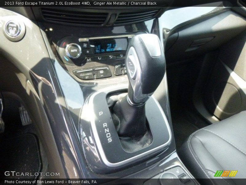 Ginger Ale Metallic / Charcoal Black 2013 Ford Escape Titanium 2.0L EcoBoost 4WD