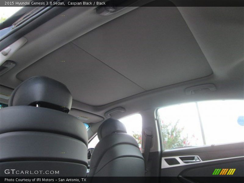 Caspian Black / Black 2015 Hyundai Genesis 3.8 Sedan