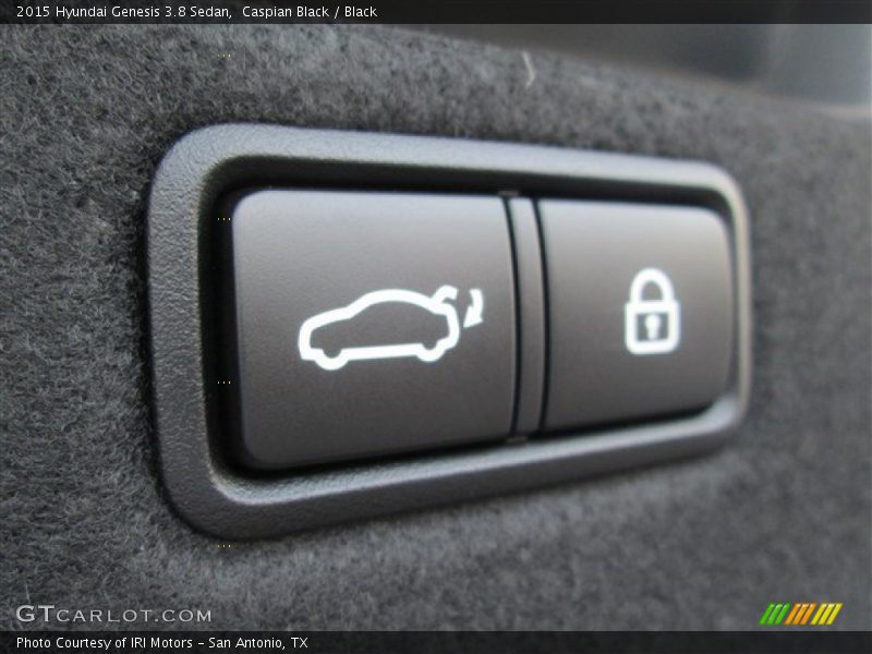Caspian Black / Black 2015 Hyundai Genesis 3.8 Sedan