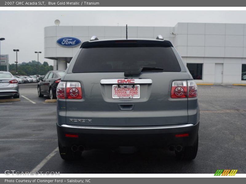 Blue Gold Metallic / Titanium 2007 GMC Acadia SLT