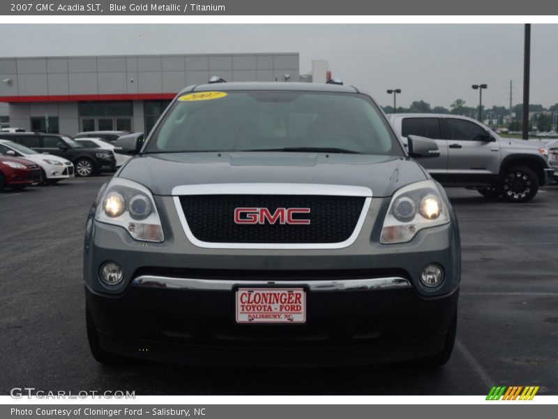 Blue Gold Metallic / Titanium 2007 GMC Acadia SLT