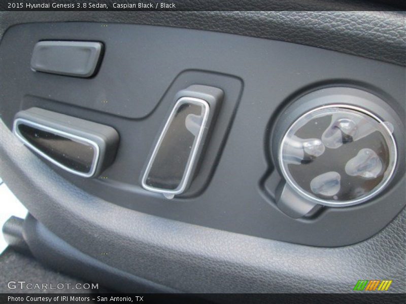 Caspian Black / Black 2015 Hyundai Genesis 3.8 Sedan