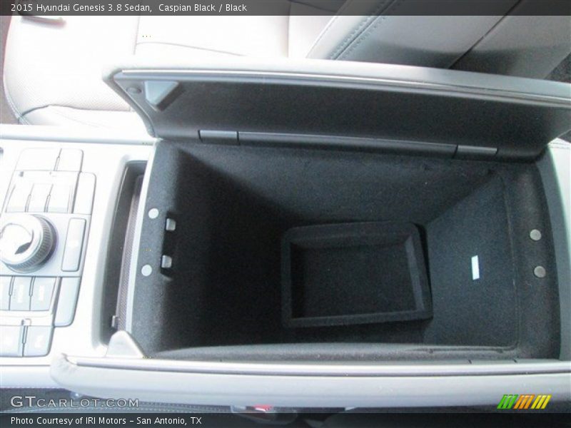 Caspian Black / Black 2015 Hyundai Genesis 3.8 Sedan
