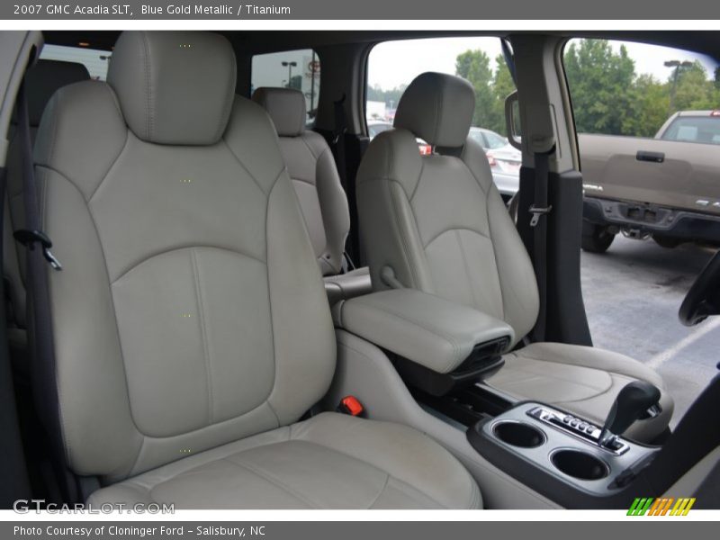 Blue Gold Metallic / Titanium 2007 GMC Acadia SLT