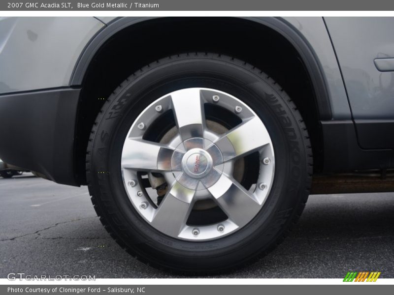 Blue Gold Metallic / Titanium 2007 GMC Acadia SLT