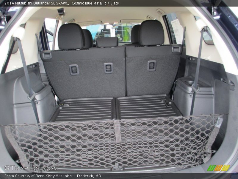 Cosmic Blue Metallic / Black 2014 Mitsubishi Outlander SE S-AWC
