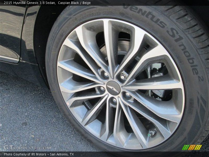Caspian Black / Beige 2015 Hyundai Genesis 3.8 Sedan