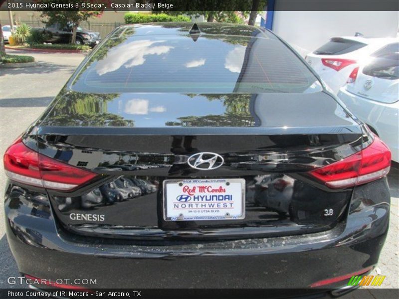 Caspian Black / Beige 2015 Hyundai Genesis 3.8 Sedan
