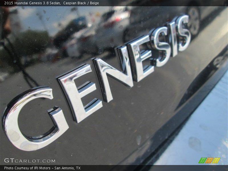 Caspian Black / Beige 2015 Hyundai Genesis 3.8 Sedan