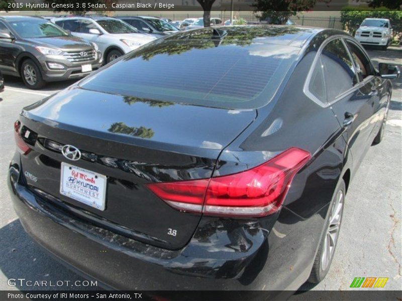 Caspian Black / Beige 2015 Hyundai Genesis 3.8 Sedan