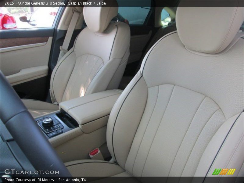 Caspian Black / Beige 2015 Hyundai Genesis 3.8 Sedan