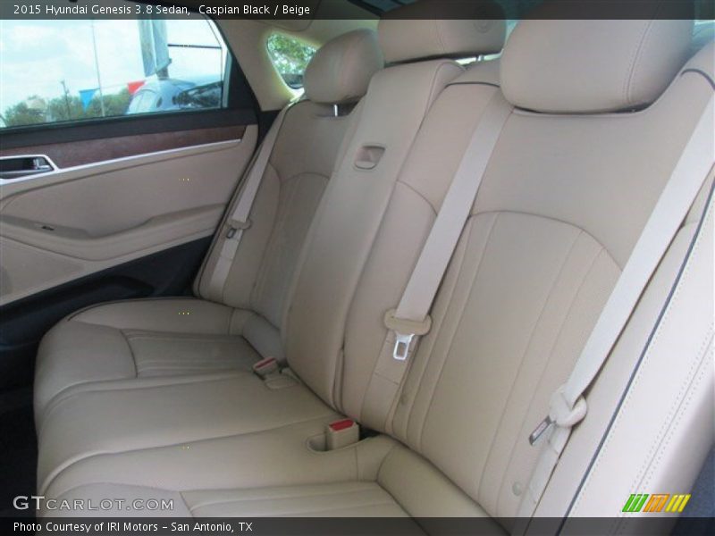 Caspian Black / Beige 2015 Hyundai Genesis 3.8 Sedan