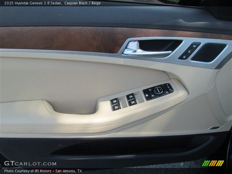 Caspian Black / Beige 2015 Hyundai Genesis 3.8 Sedan