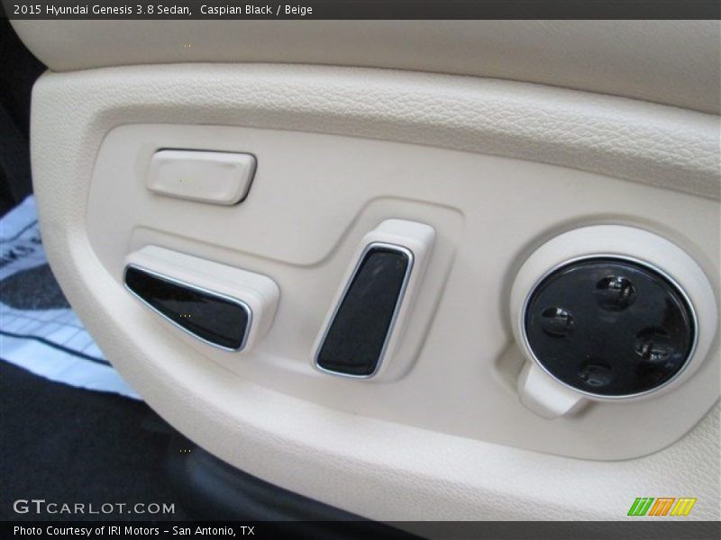 Caspian Black / Beige 2015 Hyundai Genesis 3.8 Sedan