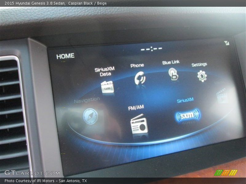 Caspian Black / Beige 2015 Hyundai Genesis 3.8 Sedan