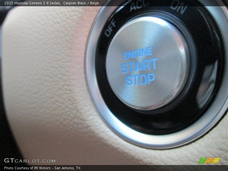 Caspian Black / Beige 2015 Hyundai Genesis 3.8 Sedan