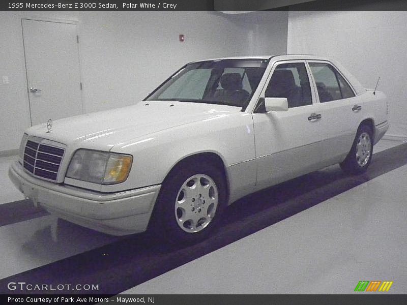 Polar White / Grey 1995 Mercedes-Benz E 300D Sedan