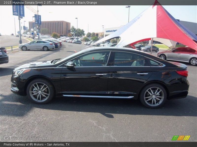 Phantom Black / Black/Orange 2015 Hyundai Sonata Sport 2.0T