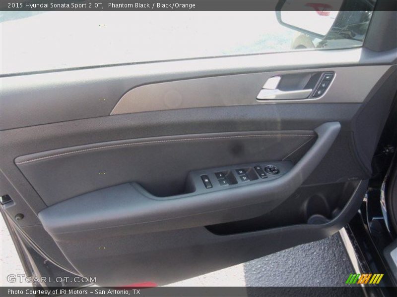 Phantom Black / Black/Orange 2015 Hyundai Sonata Sport 2.0T