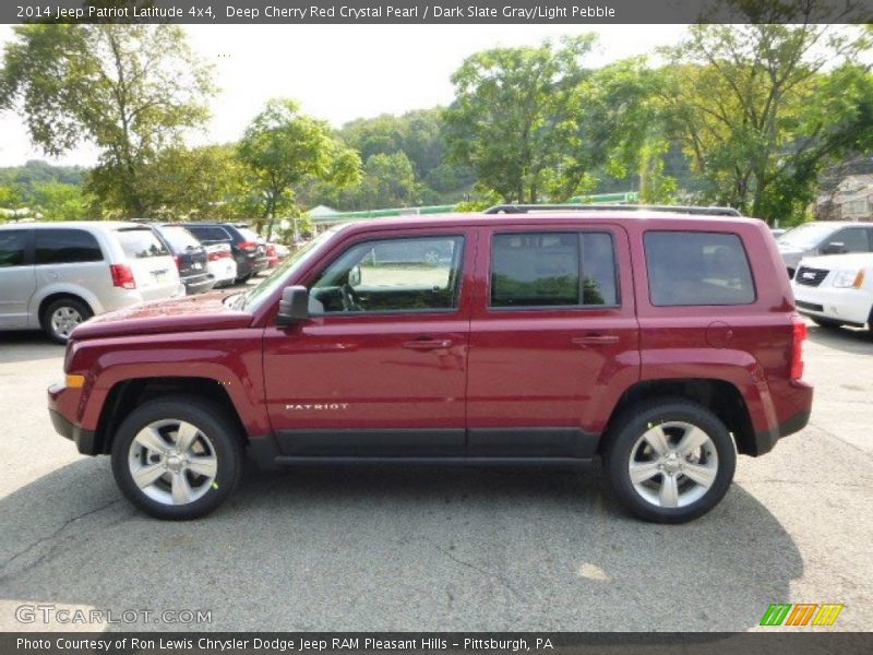 Deep Cherry Red Crystal Pearl / Dark Slate Gray/Light Pebble 2014 Jeep Patriot Latitude 4x4