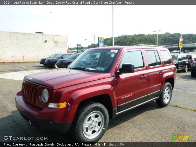 Deep Cherry Red Crystal Pearl / Dark Slate Gray/Light Pebble 2014 Jeep Patriot Sport 4x4