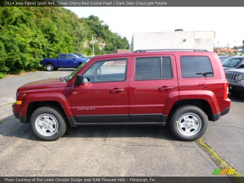 Deep Cherry Red Crystal Pearl / Dark Slate Gray/Light Pebble 2014 Jeep Patriot Sport 4x4