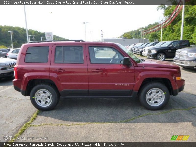 Deep Cherry Red Crystal Pearl / Dark Slate Gray/Light Pebble 2014 Jeep Patriot Sport 4x4
