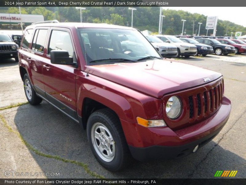 Deep Cherry Red Crystal Pearl / Dark Slate Gray/Light Pebble 2014 Jeep Patriot Sport 4x4