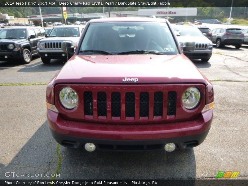 Deep Cherry Red Crystal Pearl / Dark Slate Gray/Light Pebble 2014 Jeep Patriot Sport 4x4