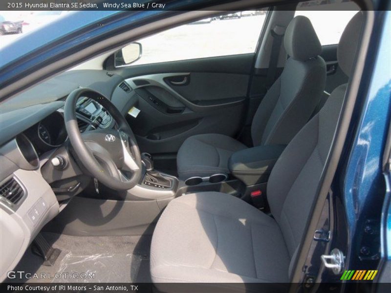 Windy Sea Blue / Gray 2015 Hyundai Elantra SE Sedan