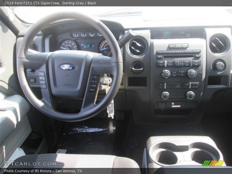 Sterling Grey / Black 2014 Ford F150 STX SuperCrew