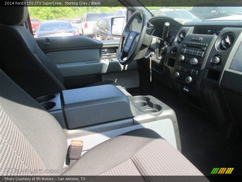Sterling Grey / Black 2014 Ford F150 STX SuperCrew