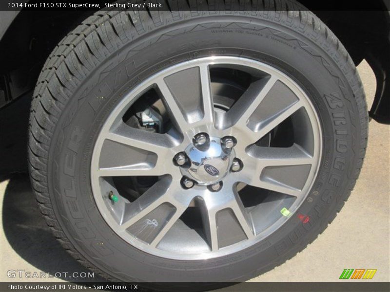 Sterling Grey / Black 2014 Ford F150 STX SuperCrew