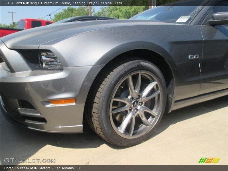 Sterling Gray / Charcoal Black 2014 Ford Mustang GT Premium Coupe