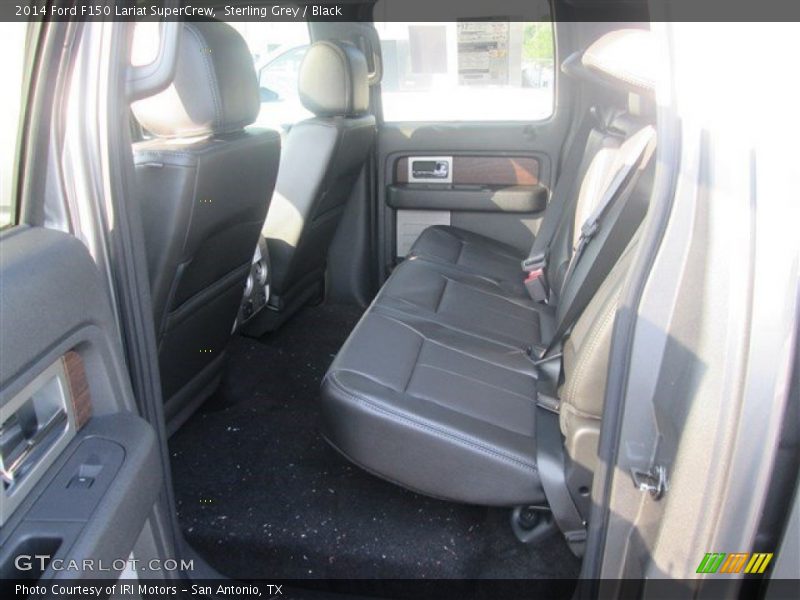 Sterling Grey / Black 2014 Ford F150 Lariat SuperCrew