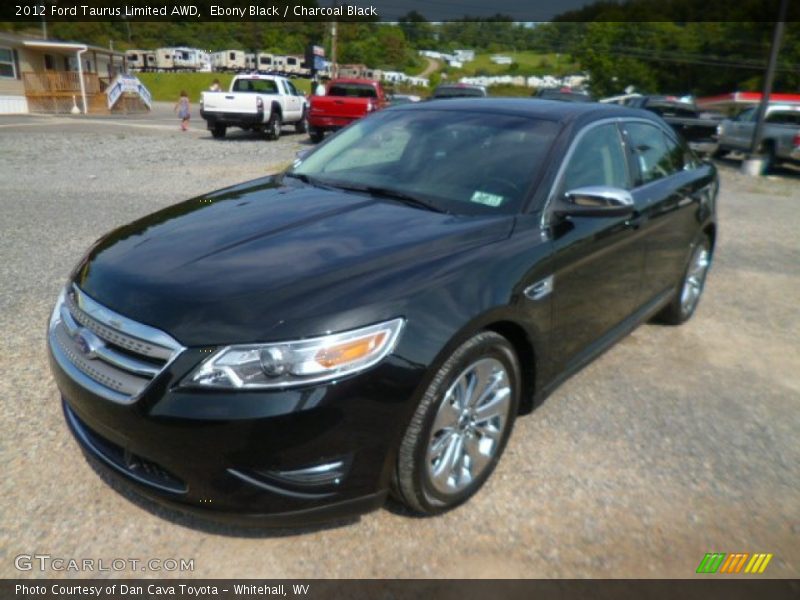 Ebony Black / Charcoal Black 2012 Ford Taurus Limited AWD
