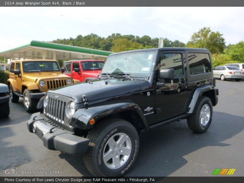 Black / Black 2014 Jeep Wrangler Sport 4x4