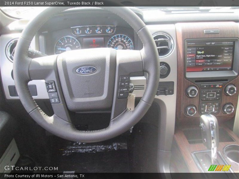 Tuxedo Black / Black 2014 Ford F150 Lariat SuperCrew